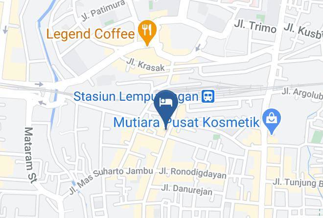 Kota Yogyakarta - Sky Hotel Hayam Wuruk Maps