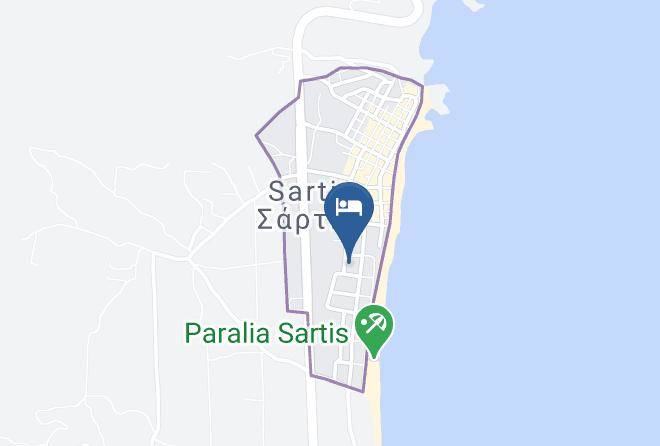 Sky Hotel Sarti Map