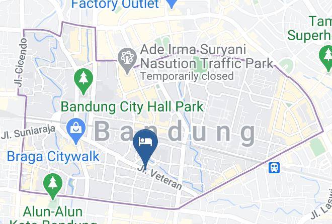 Bandung - Sky Hotel Veteran 1 Bandung Maps