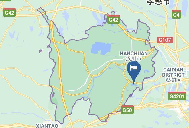 Xiaogan - Sky Island Lake Resorts & Hotels Maps