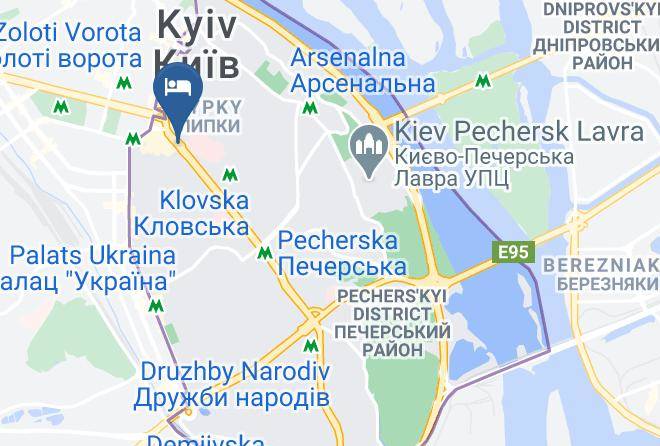 Kyiv - Sky Loft Hotel Kyiv By Rixwell Maps