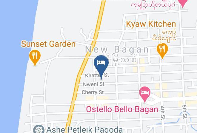 Nyaung U - Sky Palace Hotel Maps