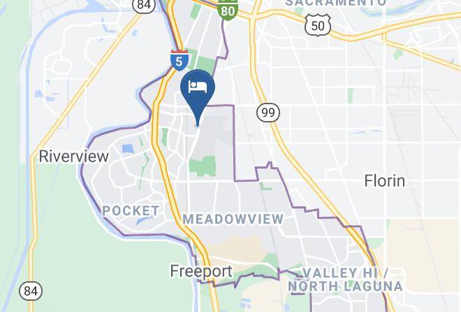Sacramento - Sky Riders Motel Maps