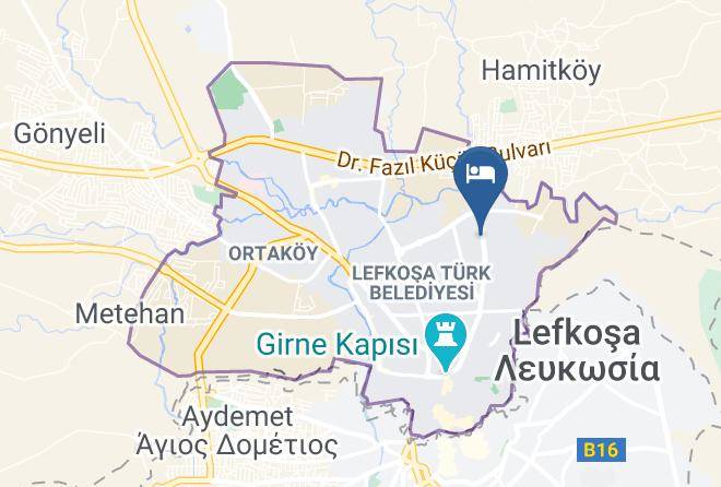 Lefkosa - Sky Roof Hotel Maps
