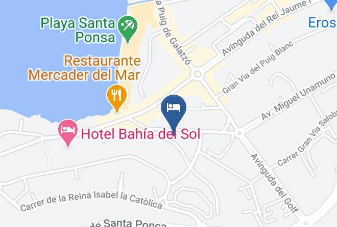 Sky Senses Hotel Map