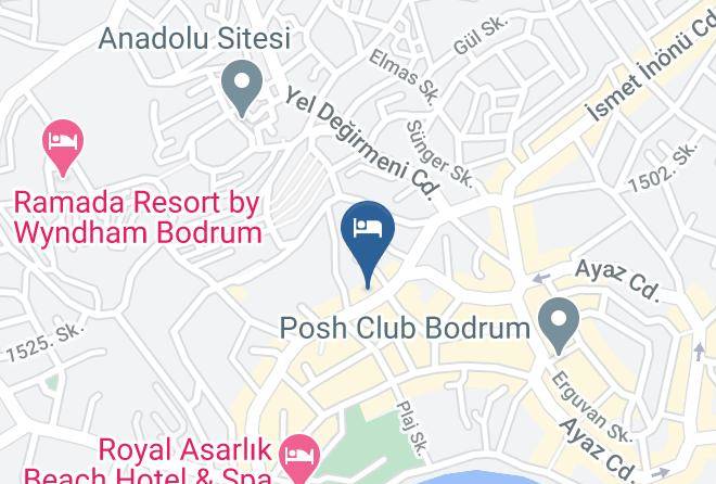 Bodrum - Sky Star Hotel Maps