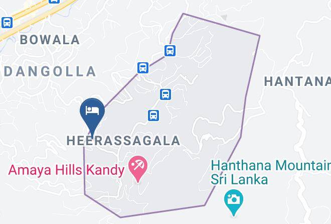 Kandy - Sky View Bungalow Maps