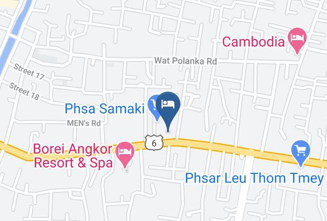 Sky Way Hotel Karte - Siem Reap - Siem Reab Town