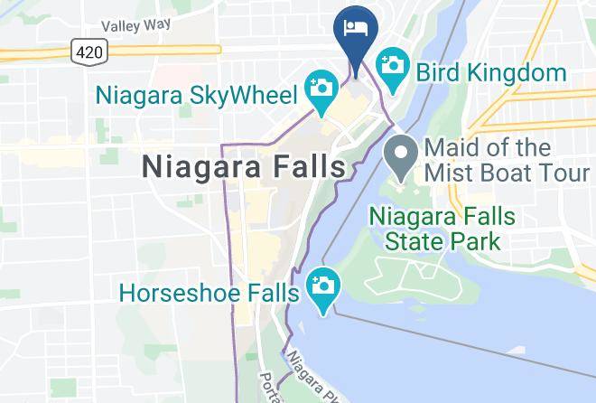 Skyline Hotel & Waterpark Map