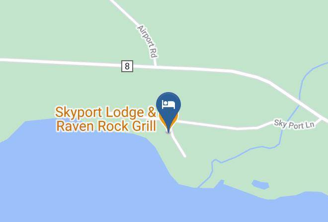 Skyport Lodge & Raven Rock Grill Map