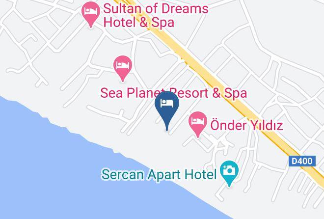 Manavgat - Skys Hotel Maps