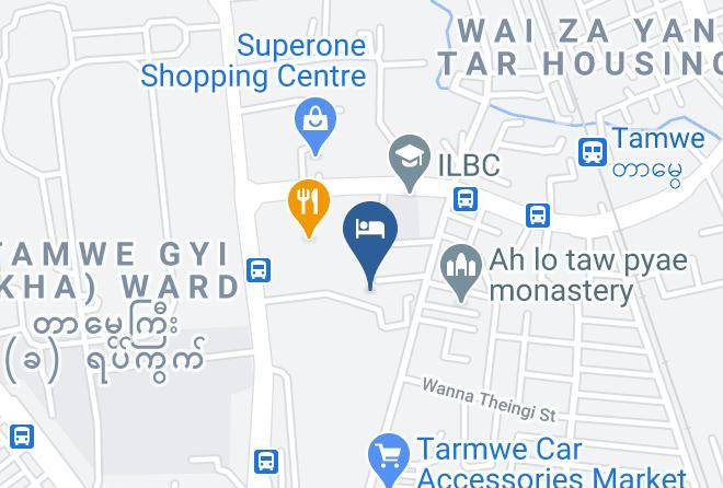 Yangon East - Skystar Hotel Maps