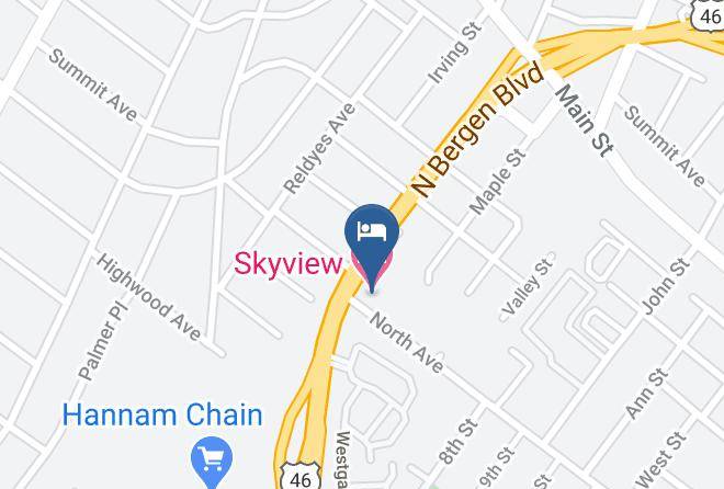 Bergen - Skyview Motel Maps