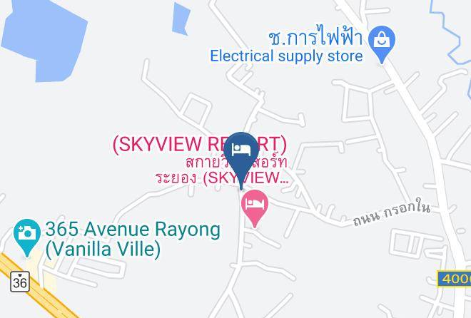 Amphoe Mueang Rayong - Skyview Resort Maps