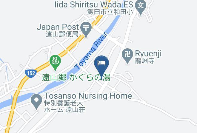 Iida City - Skyward Eye Pavilion Hisakata Onsen Maps