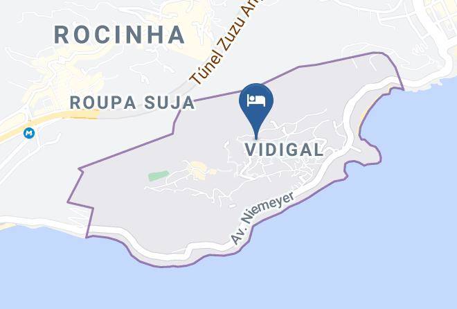 Rio De Janeiro Vidigal - Laje Do Neguinho Maps
