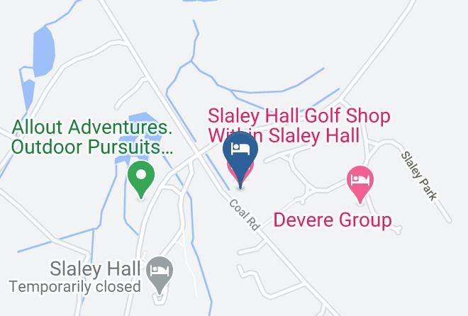 Slaley Hall Golf Shop Within Slaley Hall Hotel Map