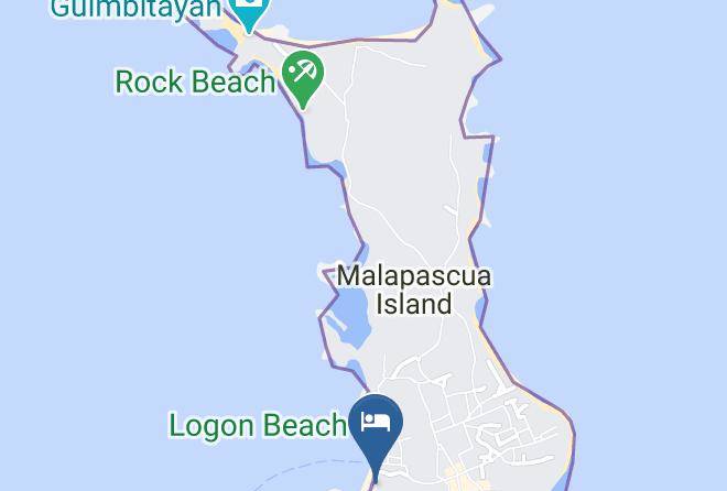 Cebu - Slam's Garden Dive Resort Ocean Passion Maps