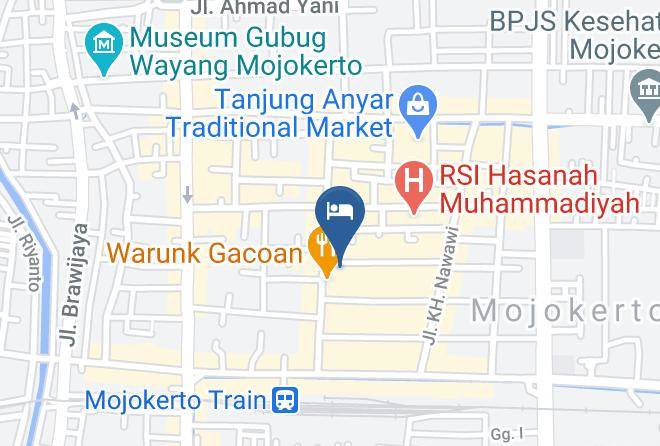 Kota Mojokerto - Slamet Hotel Maps