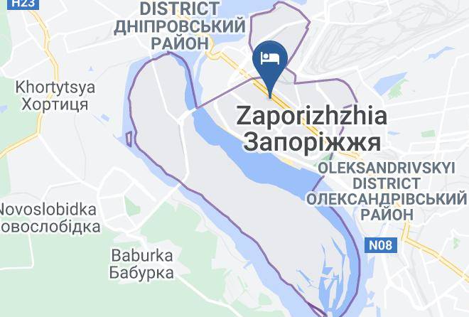 Zaporizhzhya - Slava Hotel Maps