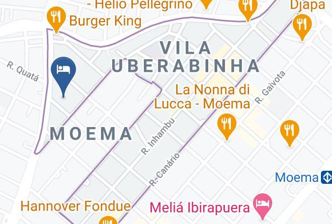 Sao Paulo Moema - Hotel Slaviero Essential Sao Paulo Moema Maps