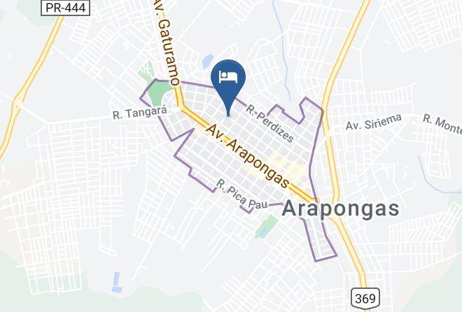 Arapongas - Hotel Executive Arapongas Maps