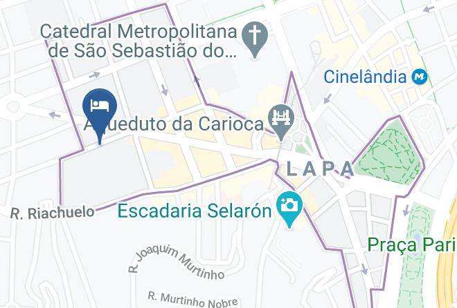 Rio De Janeiro Centro - Hotel Atlantico Prime Maps