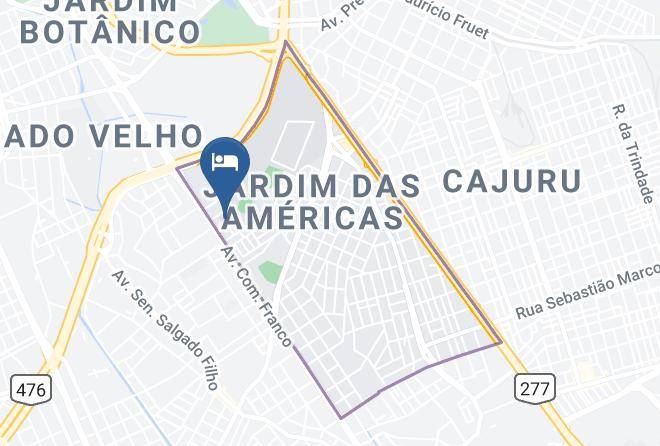 Hotel Slim Curitiba Av Das Torres Map