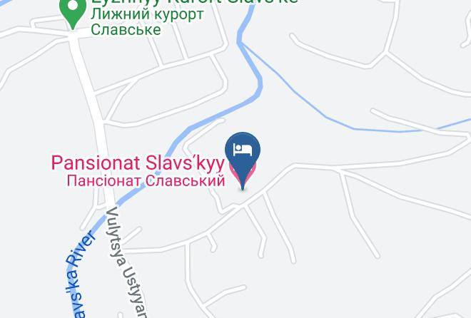 Skole Raion - Pansionat Slavskyy Maps