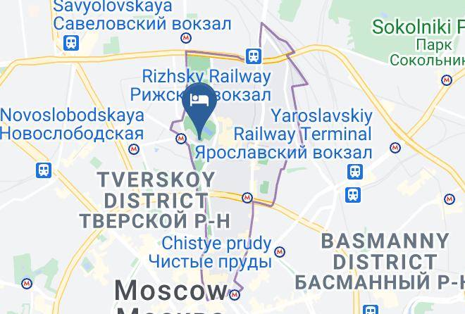 Moscow - Slavyanka Hotel Maps
