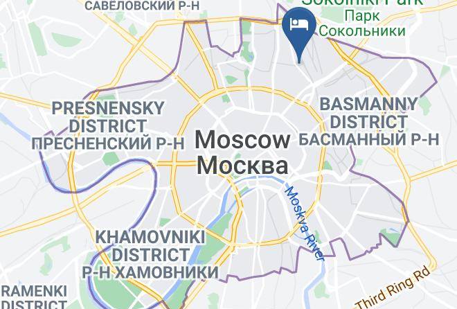 Moscow - Slavyanka Mini Hotel Maps