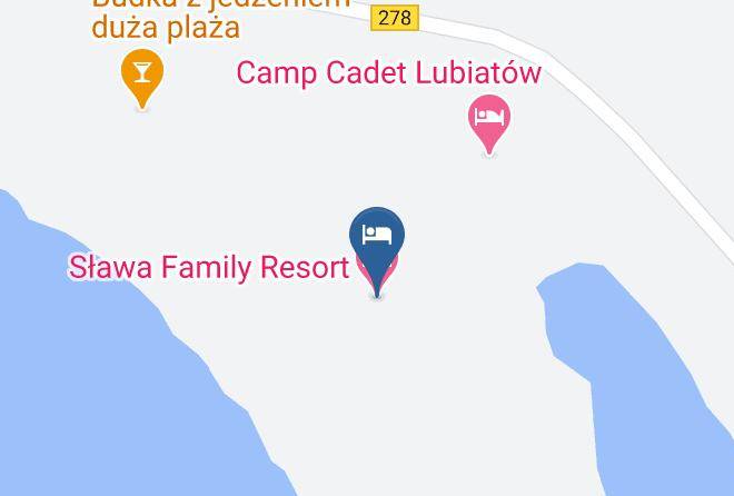 Wschowanty - Slawa Family Resort Maps