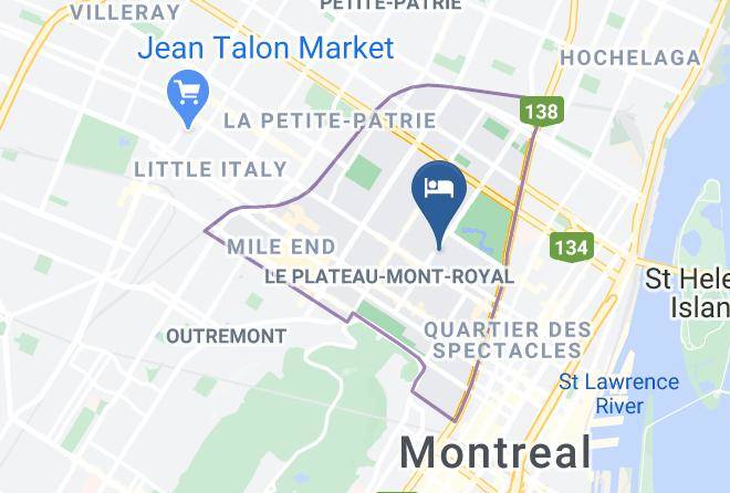 Montreal - Sleek 2br In Plateau By Sonder Maps