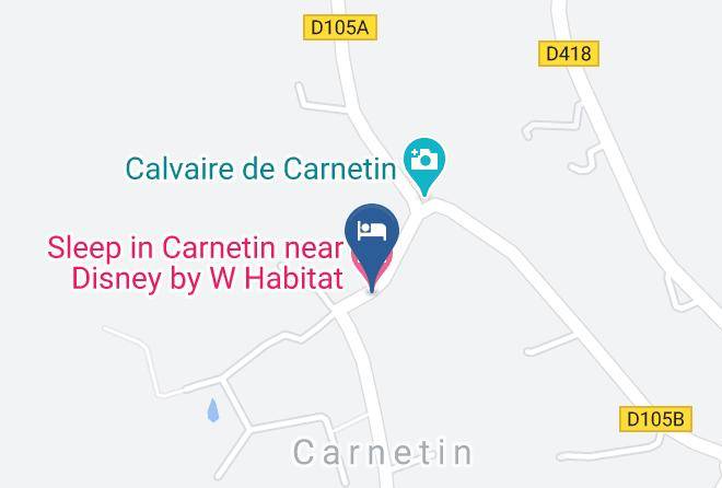 Seine Et Marne - Sleep In Carnetin Near Disney By W Habitat Maps