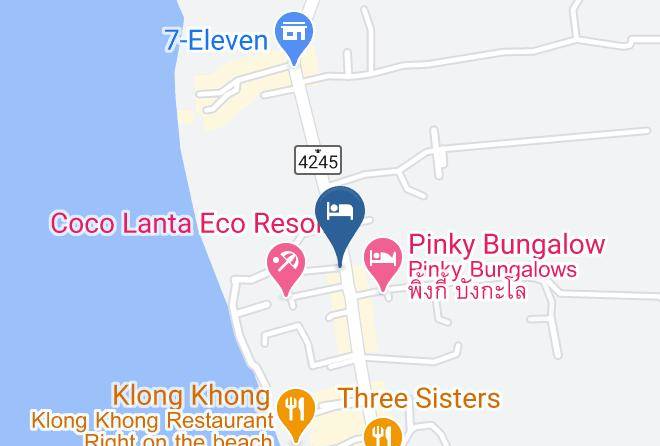 Amphoe Ko Lanta - Sleep In Lanta Resort Maps