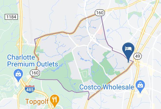 Mecklenburg - Sleep Inn Airport Billy Graham Parkway Maps