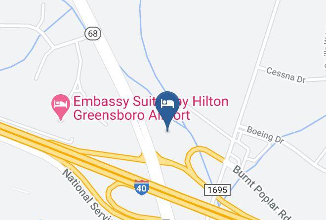 Guilford - Sleep Inn Airport Greensboro Maps
