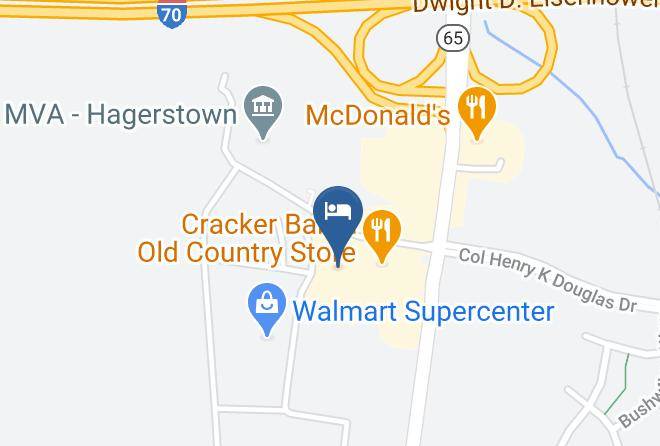 Sleep Inn & Suites Hagerstown Map