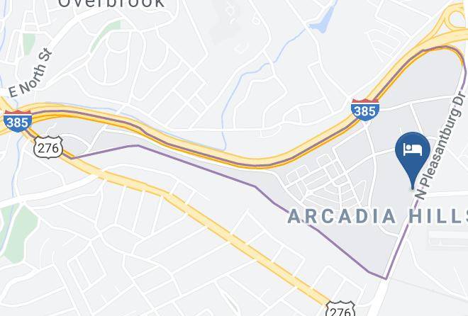 Greenville - Sleep Inn At Greenville Convention Center Maps