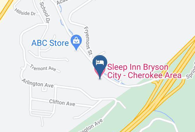 Swain - Sleep Inn Bryson City Cherokee Area Maps