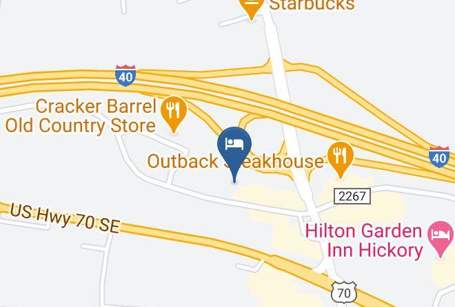 Catawba - Sleep Inn Hickory Maps