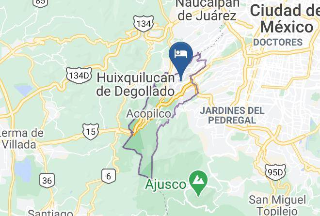 Cuajimalpa De Morelos - Sleep Inn Ciudad De Mexico Maps