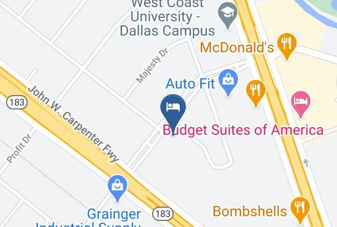 Dallas - Sleep Inn Dallas Love Field Medical District Maps