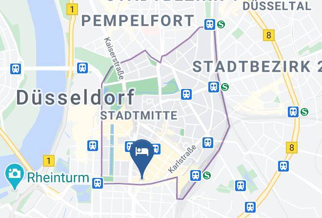 Sleep Inn Dusseldorf Map