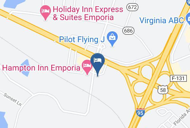 Emporia City - Sleep Inn Emporia Maps