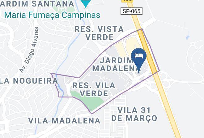 Campinas - Sleep Inn Galleria Maps
