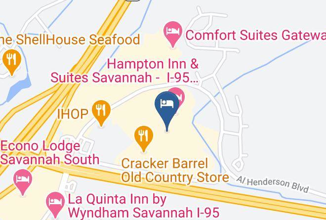 Sleep Inn Gateway Savannah Gateway I-95 Map