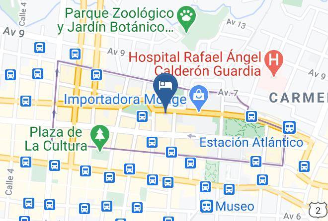 San Jose - Sleep Inn Hotel Paseo Las Damas Maps