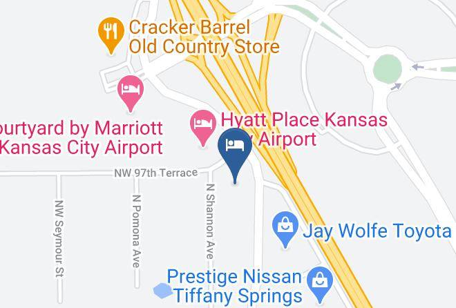 Platte - Sleep Inn Kansas City International Airport Maps
