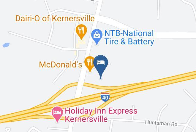 Sleep Inn Kernersville I 40 Map